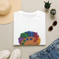Artist Palette T-Shirt — “Life Is My Canvas” Colorful Paint Tee for Creative Artists