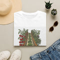 Plot Twist T-Shirt — Garden Vegetable Rows Tomato & Lettuce Farming Tee