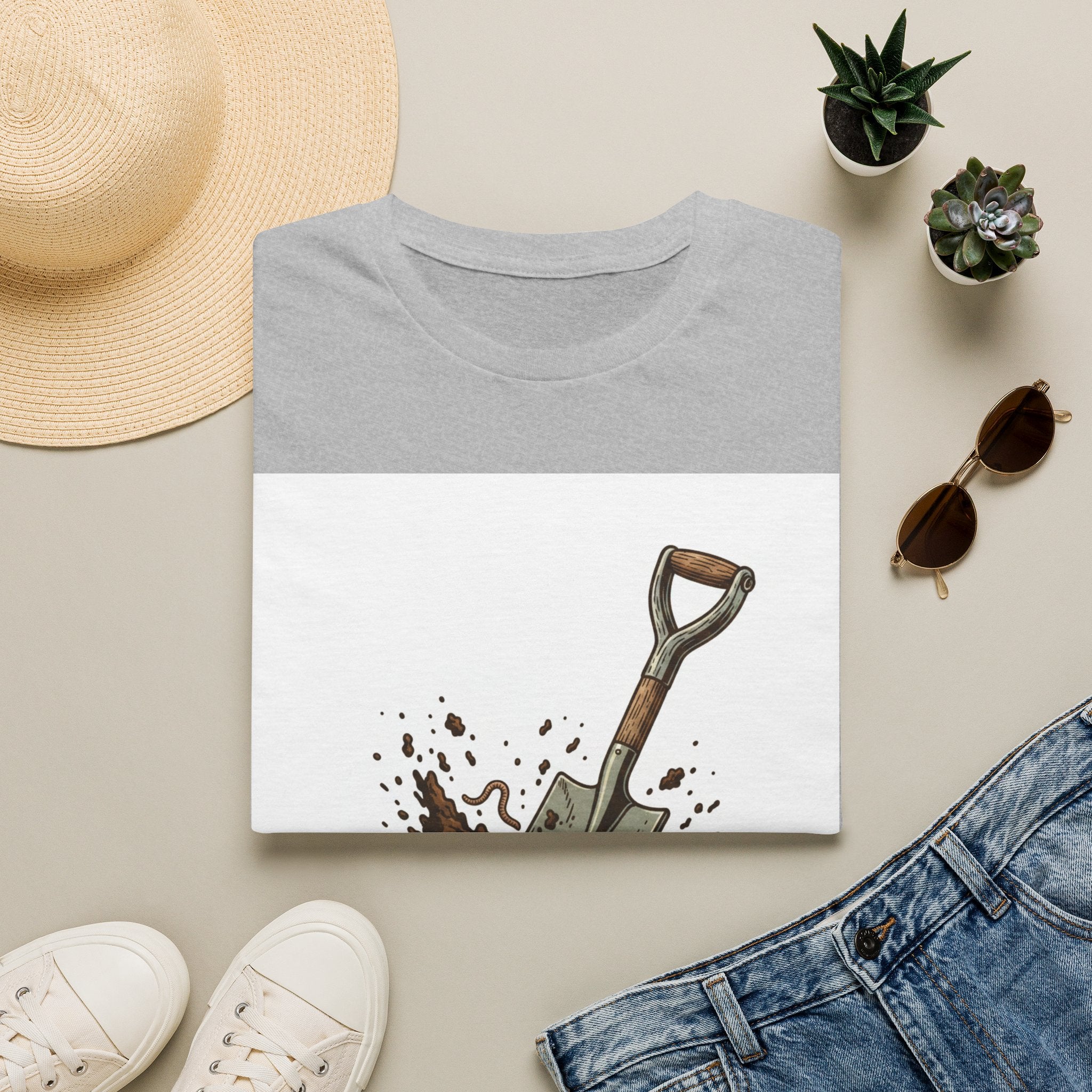 Dig It Shovel T-Shirt — Gardening Tee for Plant Lovers