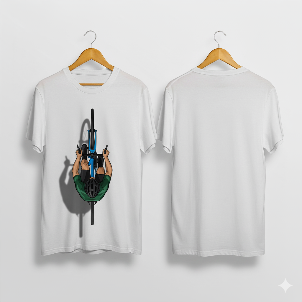 Cyclist Top-Down Graphic Tee