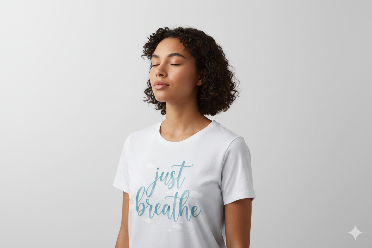 Just Breathe Tee