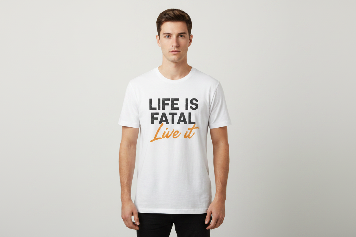 Life is Fatal Live It Tee