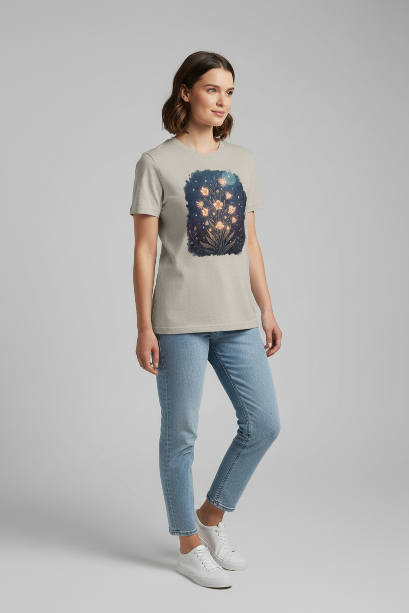 Moonlit Bells Female Model Tee